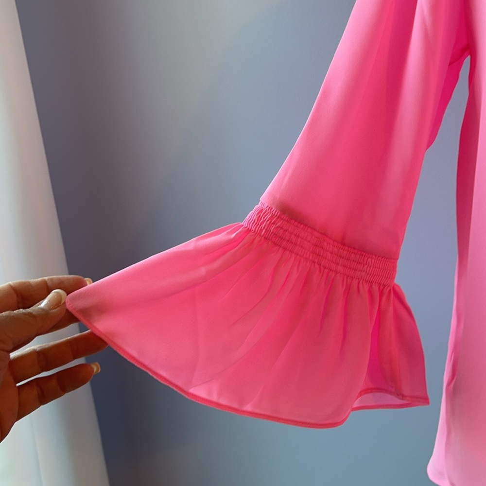 LILLY PULITZER DAKOTA BUTTON DOWN TOP - Picture 6 of 10